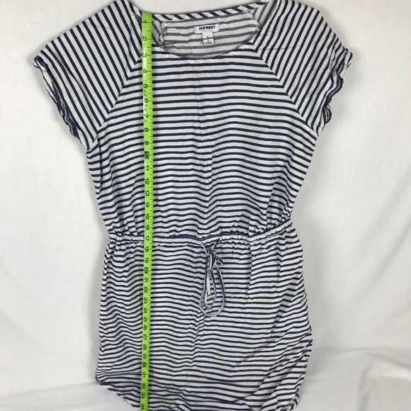 Old Navy Dresses & Skirts - Old Navy blue white stripe lightweight dress
